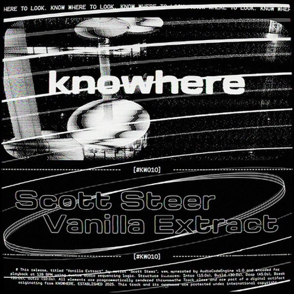 Scott Steer — Vanilla Extract artwork